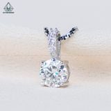  PX091 5-6-6.3mm Mặt dây 1 viên đá 
