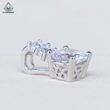  PX246 7.5mm Mặt dây chuyền thanh đá baguette 