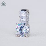  PX246 7.5mm Mặt dây chuyền thanh đá baguette 