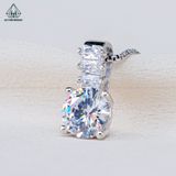  PX246 7.5mm Mặt dây chuyền thanh đá baguette 