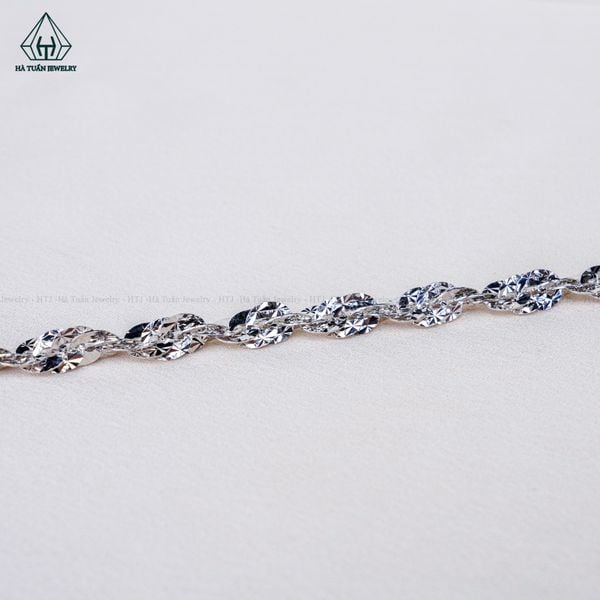  B980 6mm Lắc tay xoắn tròn móc máy 