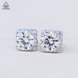  EX454 6mm Bông tai vuông 