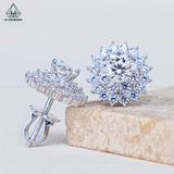  EX458 4.5mm Bông tai hoa 