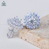  EX458 4.5mm Bông tai hoa 