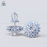  EX458 4.5mm Bông tai hoa 