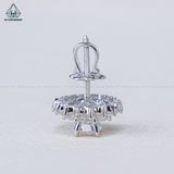  EX458 4.5mm Bông tai hoa 