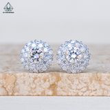  EX461 5mm Bông tai FULL MOIS tròn 2 vành 