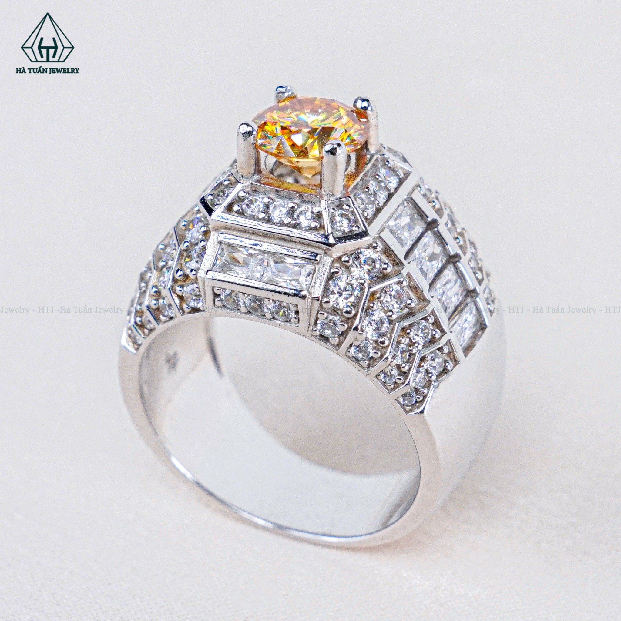  RMX104 7.2mm Nhẫn nam viền tròn 