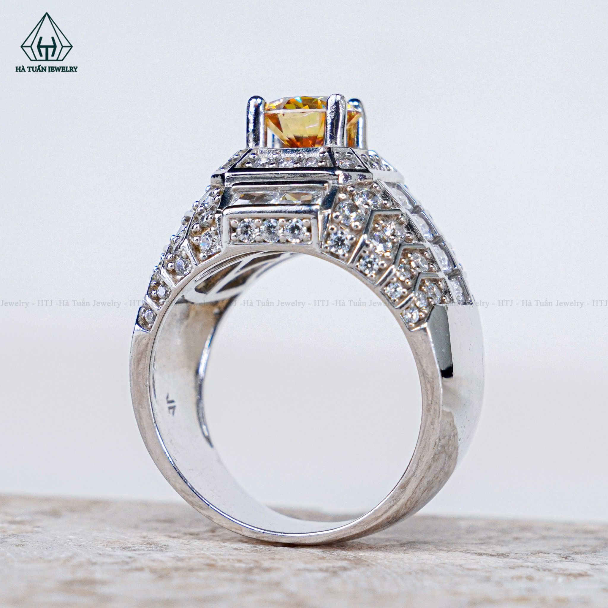  RMX104 7.2mm Nhẫn nam viền tròn 