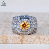  RMX104 7.2mm Nhẫn nam viền tròn 