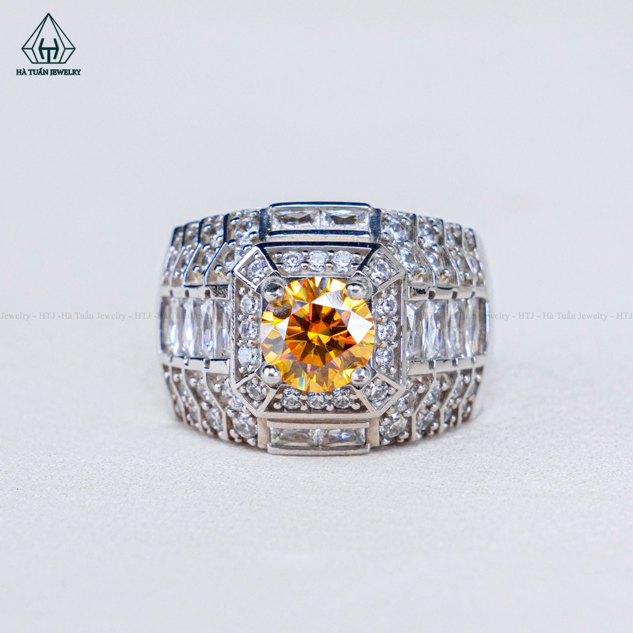  RMX104 7.2mm Nhẫn nam viền tròn 