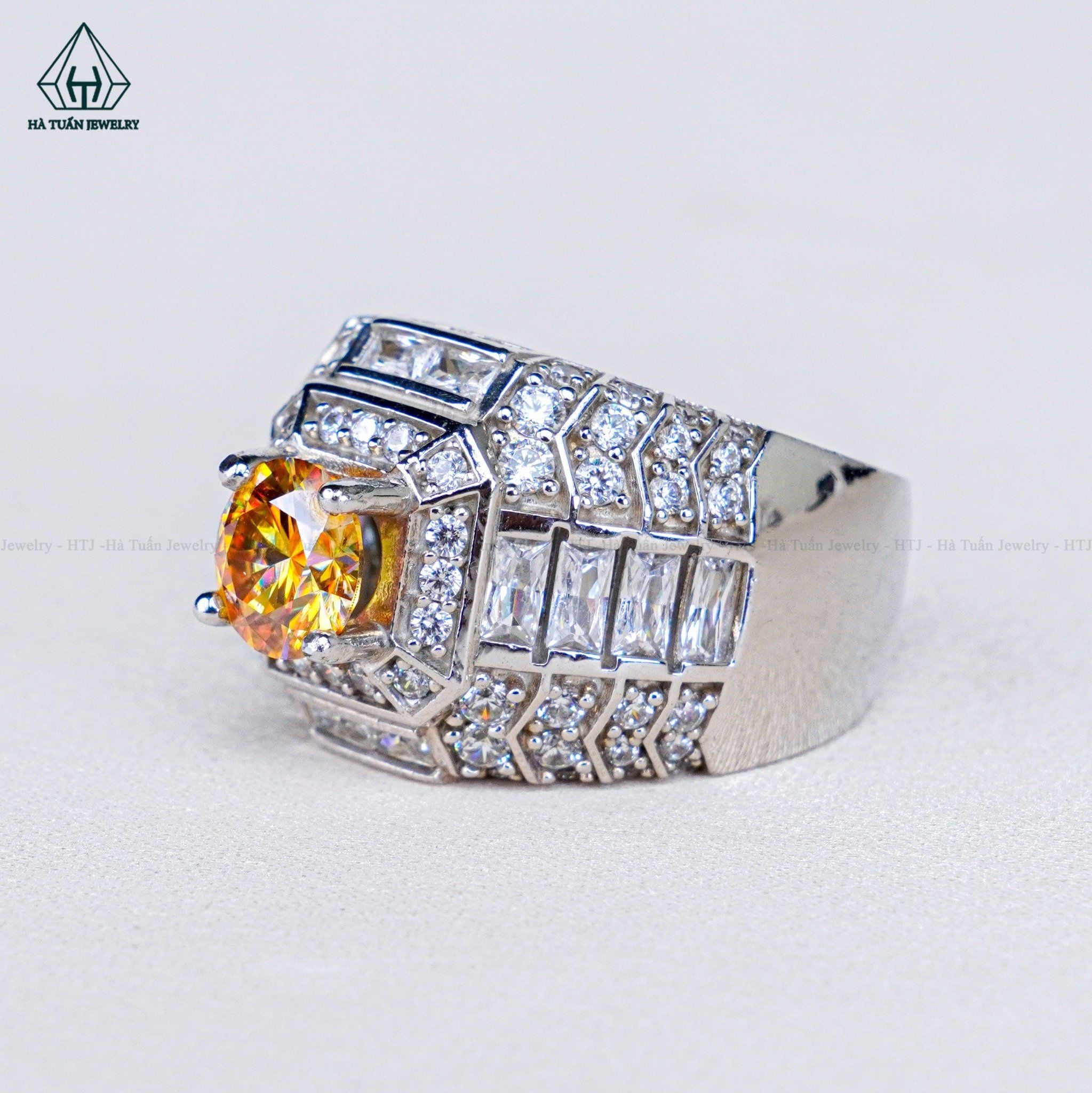  RMX104 7.2mm Nhẫn nam viền tròn 