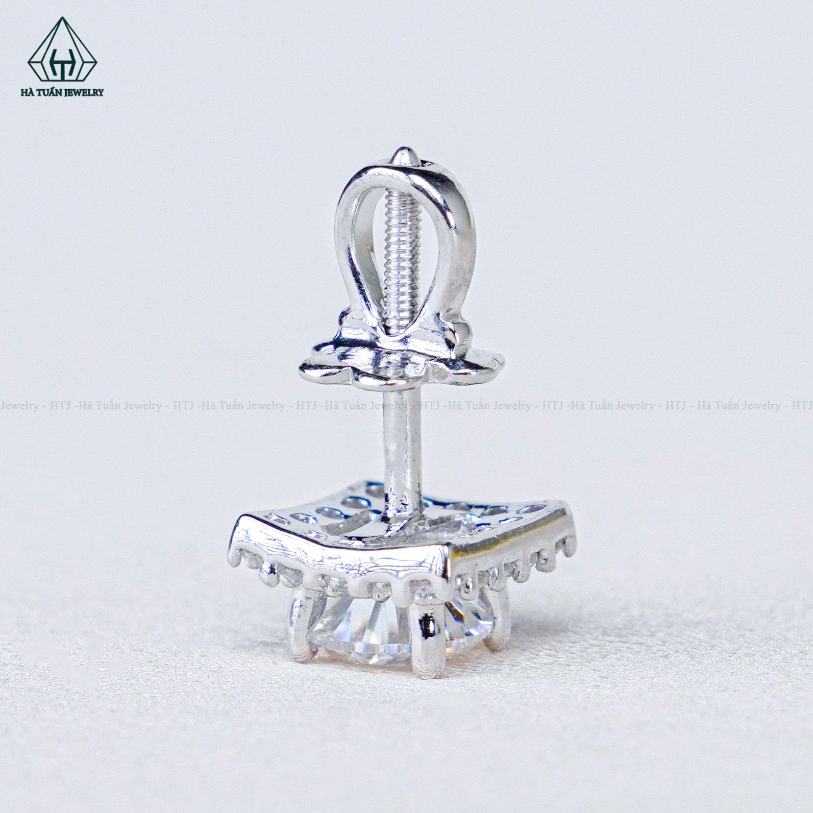  EX296 5.4mm Bông tai vuông 
