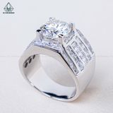  RMX173 10mm Nhẫn nam baguette 
