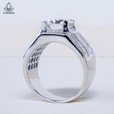  RMX173 10mm Nhẫn nam baguette 
