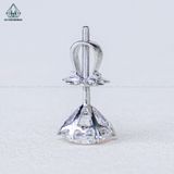  E064 Bông tai 6 chấu 7mm 