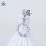  E063 Bông tai treo mặt trời 