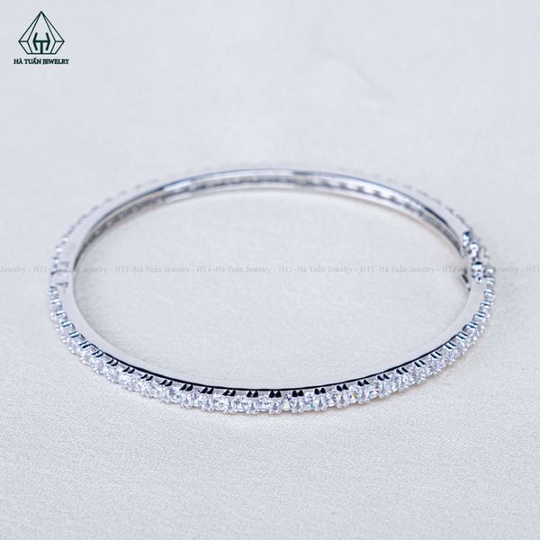  B957 Vòng tay full đá cz 2.5mm 