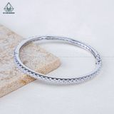  B957 Vòng tay full đá cz 2.5mm 