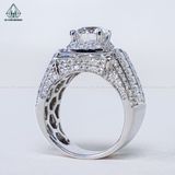  RMX080 FULL MOIS 9mm Nhẫn nam viền baguette 