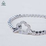 B989 Lắc tay hoa móc khoá 