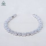  B987 Lắc tay trái tim 