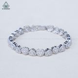  B987 Lắc tay trái tim 