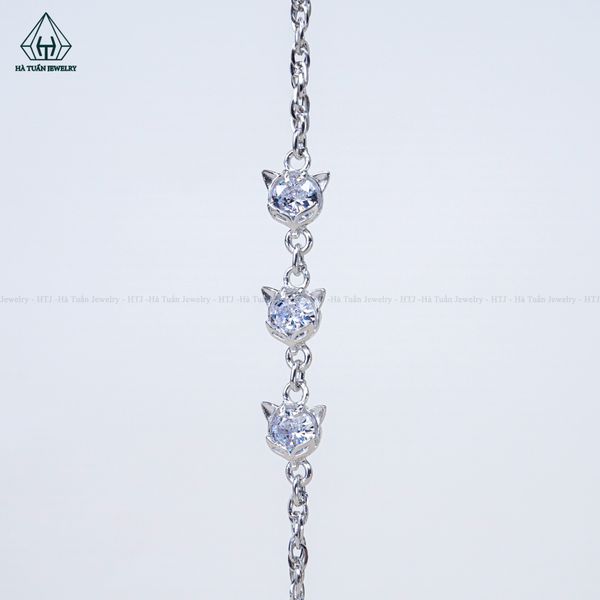  B990 Lắc tay hồ ly trắng 