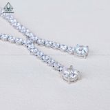  N663 Dây mặt liền FULL tấm 3mm đá chủ 7mm CZ 