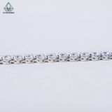  N663 Dây mặt liền FULL tấm 3mm đá chủ 7mm CZ 