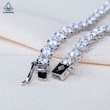  N663 Dây mặt liền FULL tấm 3mm đá chủ 7mm CZ 