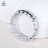  R968 Nhẫn nữ kim tiền đá 