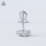  EX465 3.6mm Bông tai vuông 