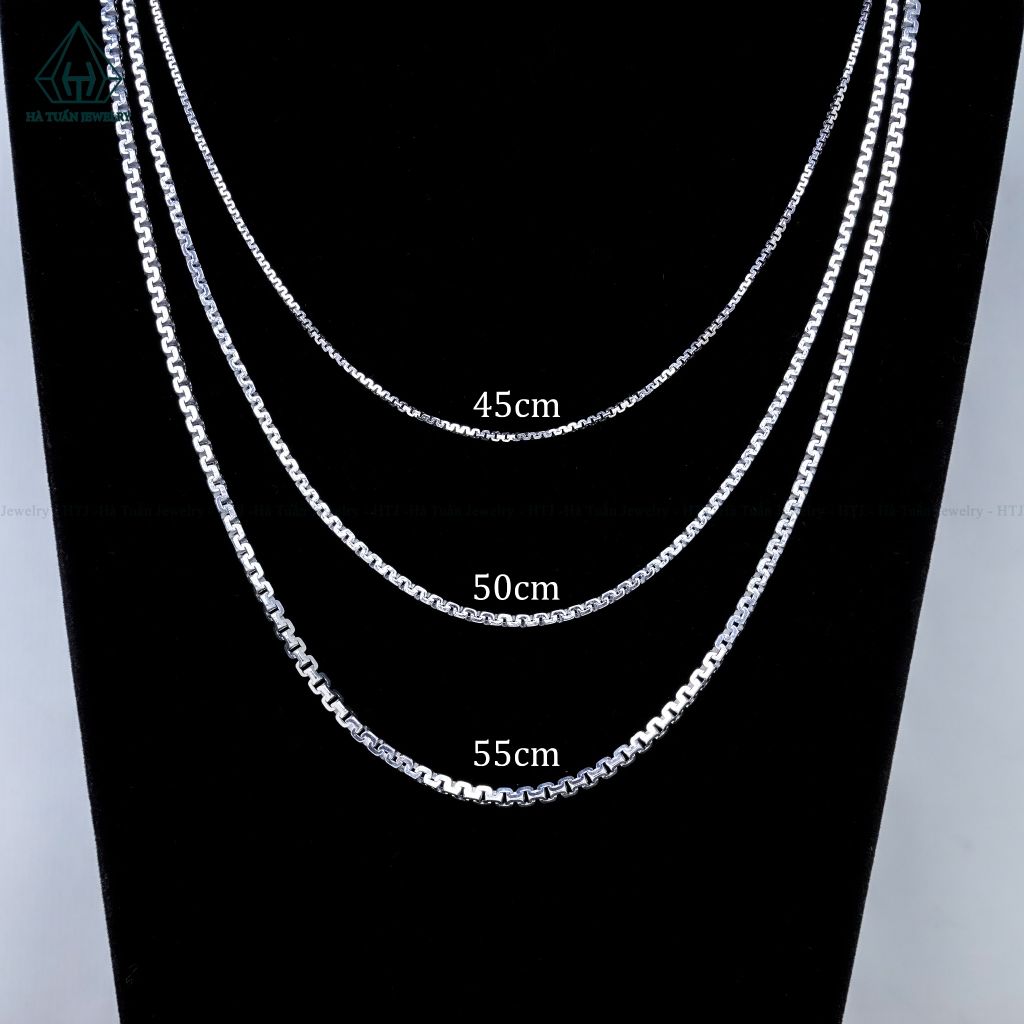 NCX016 1.5mm Dây chuyền hộp ZIGZAG