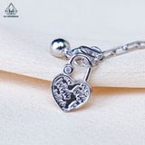  B999 Lắc tay xích tim 