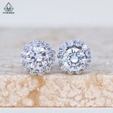  EX172 5-6mm FULL MOIS Bông tai đài xoay 