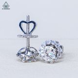  EX172 5-6mm FULL MOIS Bông tai đài xoay 