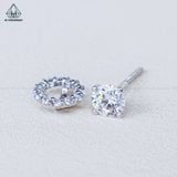  EX172 5-6mm FULL MOIS Bông tai đài xoay 