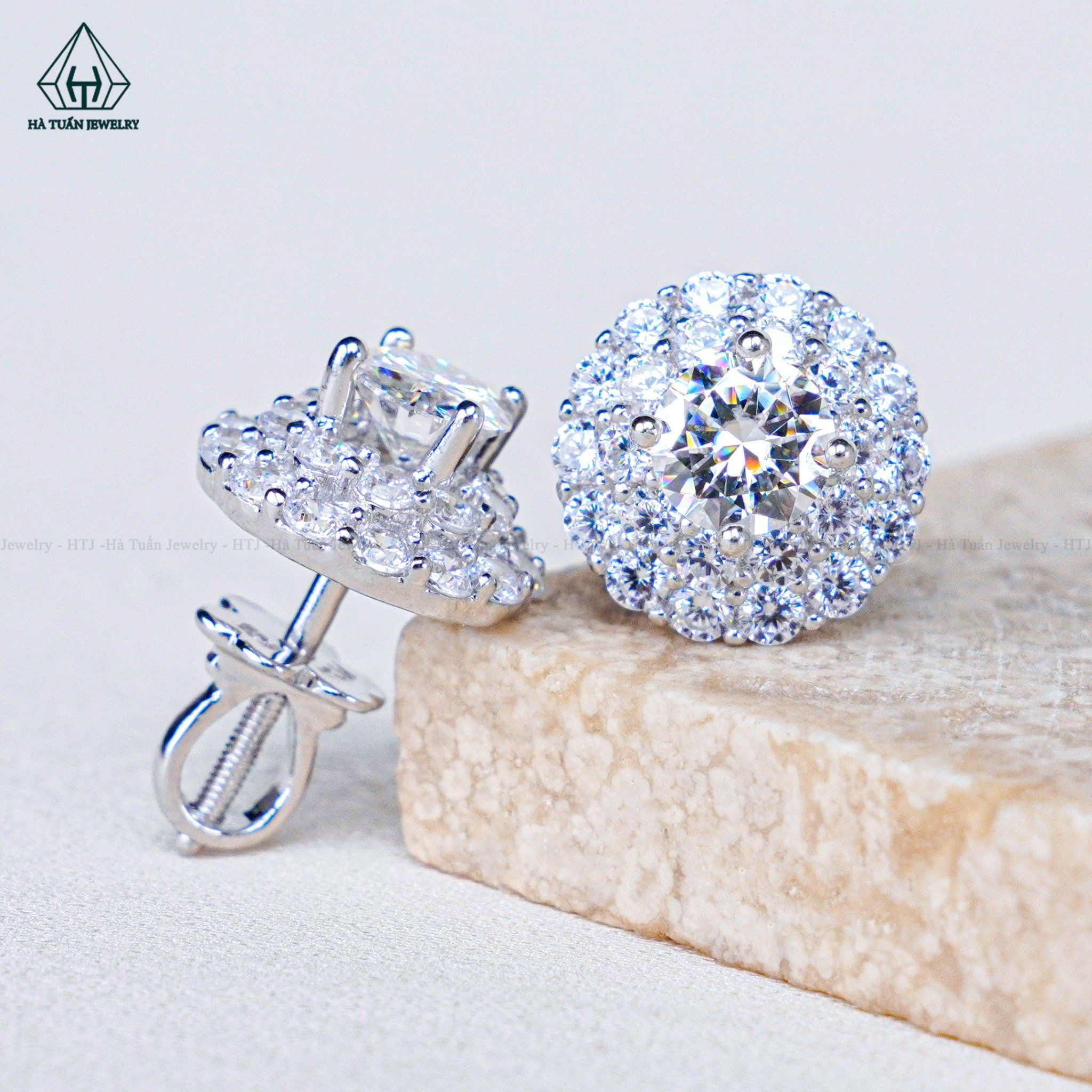  EX076 5mm Bông tai tròn 