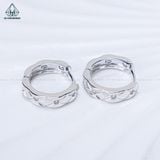  E068 Bông tai khoen viền 
