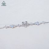  B009 lắc tay hoa đá 