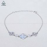 B004 lắc tay cỏ 4 lá 