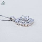  PX251 9mm Mặt dây vuông viền đôi 
