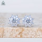  EX426 4mm FULL MOIS Bông tai 