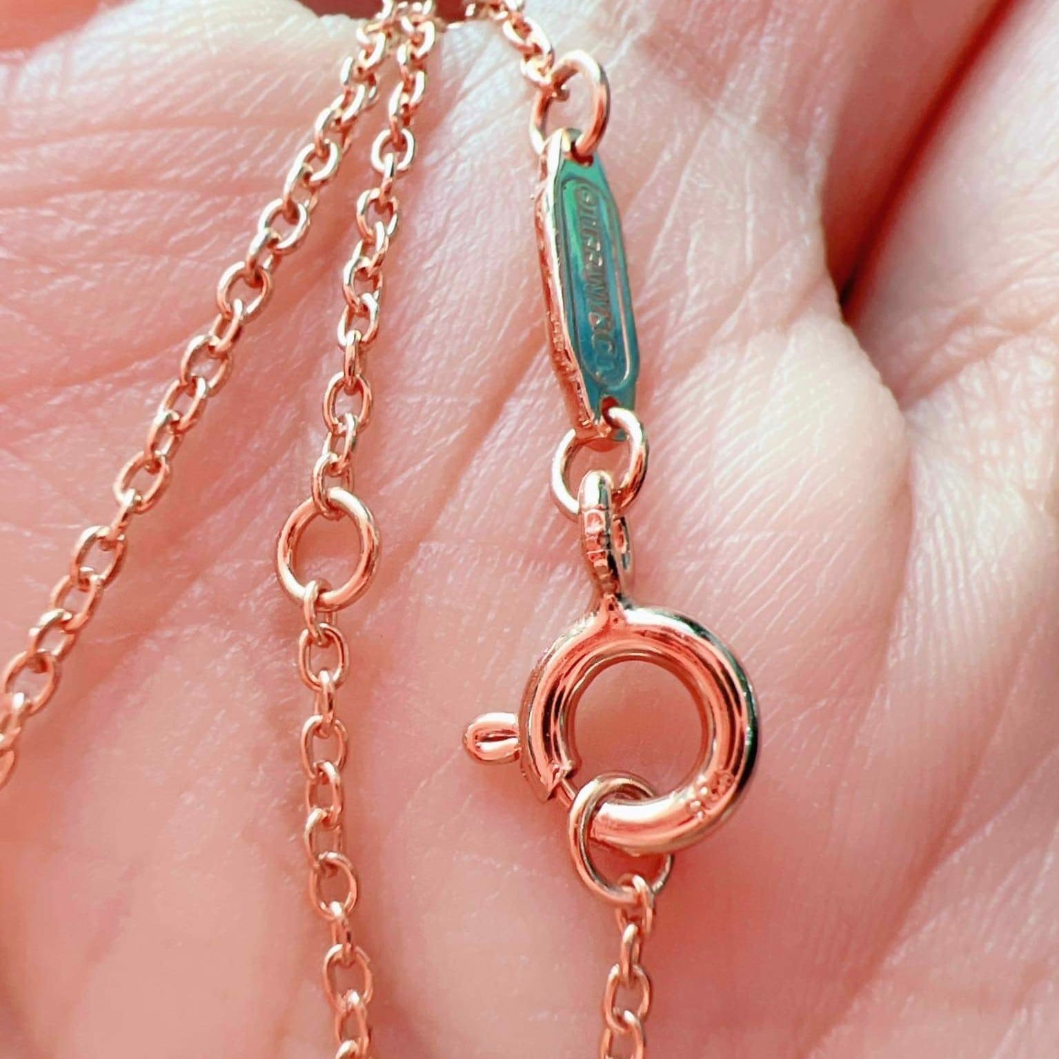  Dây chuyền xi vàng hồng mặt cắt N435 