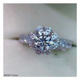  RX120 7.2mm Nhẫn chủ cao đài tấm viền baguette 