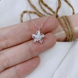  Dây chuyền mặt hoa đá 5 cánh N442 