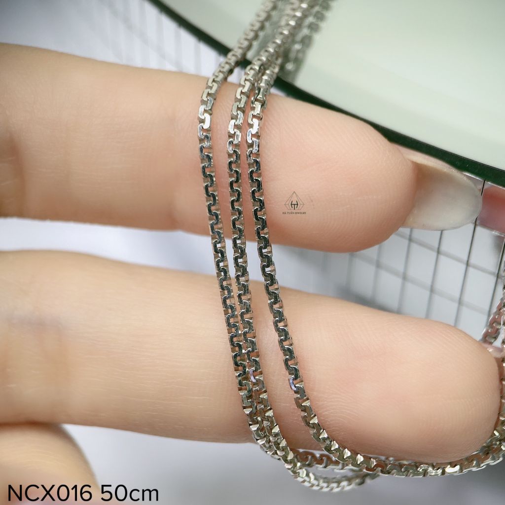 NCX016 1.5mm Dây chuyền hộp ZIGZAG