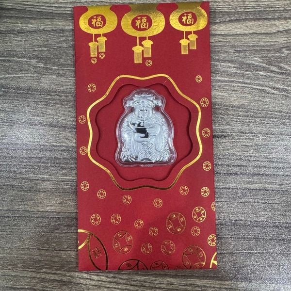  PK029 Bao lì xì thần tài bạc 
