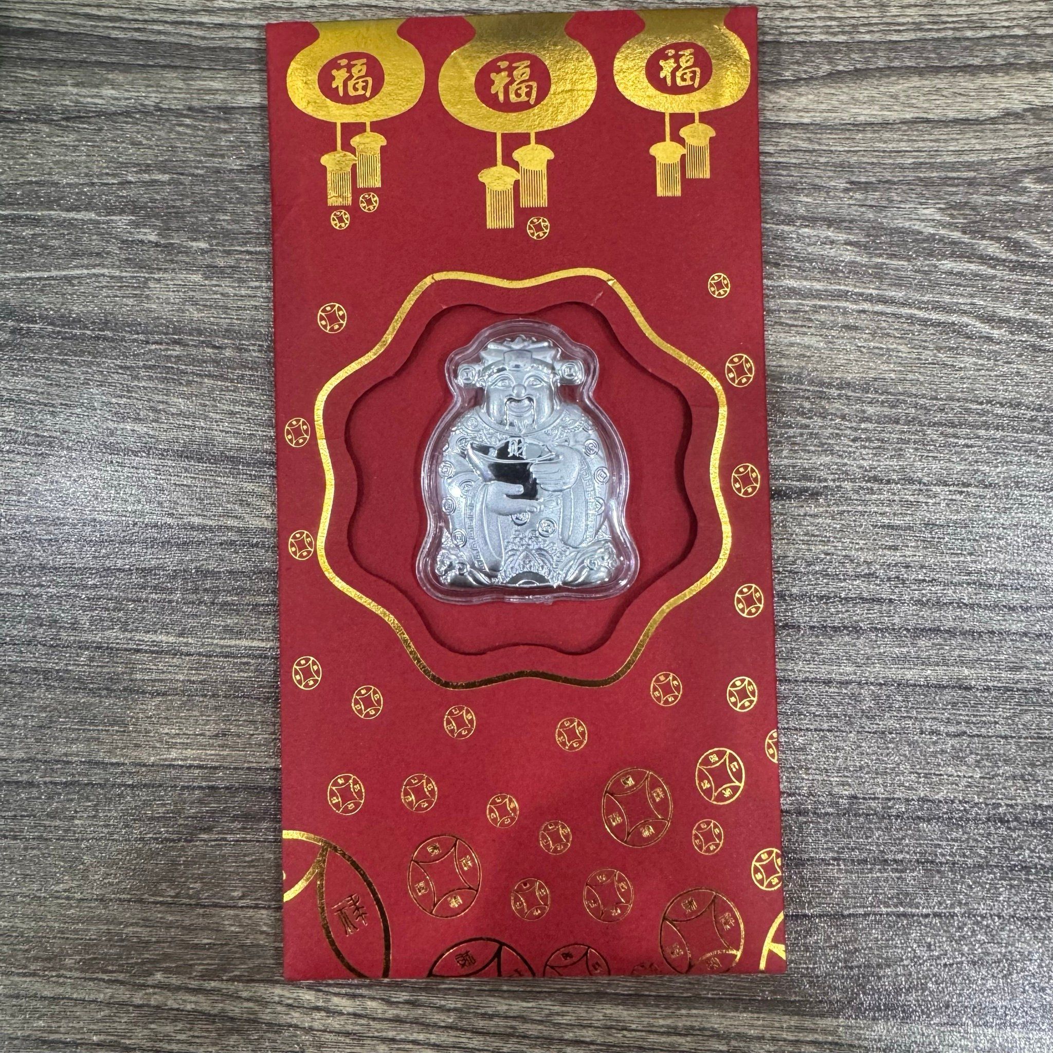  PK029 Bao lì xì thần tài bạc 